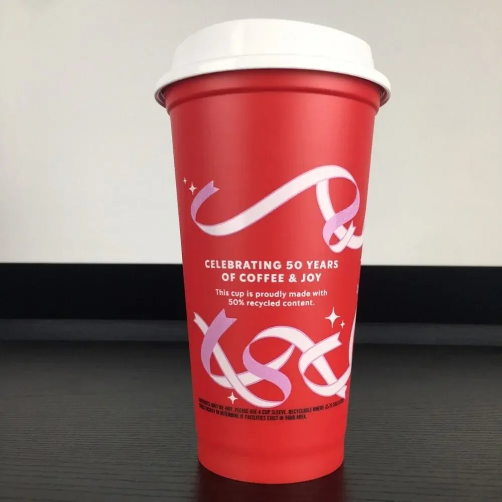 Starbucks Drink Hot Cold Coffee Travel Cup Red Dining Drinkware